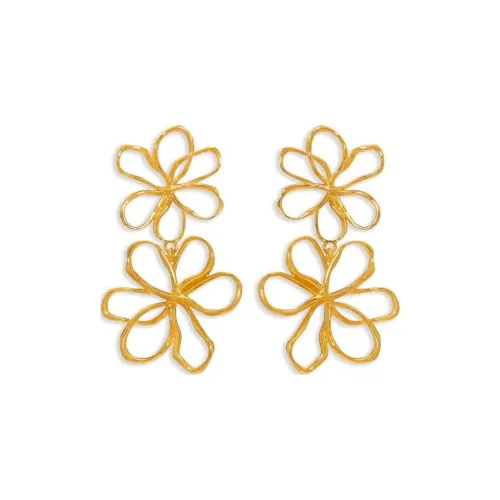 Oscar De La Renta Серьги из лата Женские Золотые