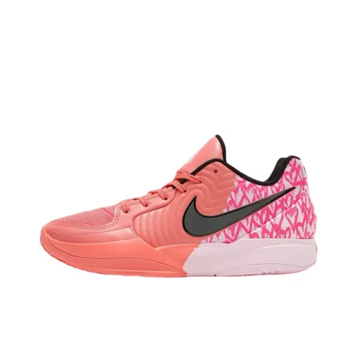 Nike Ja Morant 2 Slip-Resistant Abrasion-Resistant Low-Top Basketball Shoes Unisex Pink International Version Найк Ja Morant 2 Slip-Resistant Abrasion-Resistant Низкие Баскетбольные Кроссовки Унисекс Розовый Международный Версия
