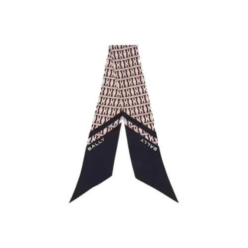 BALLY Шарфы из шелка Tutov Женские Синие