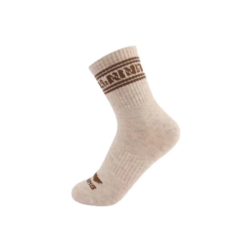 LINING Running Collection 1 шт. Пыльный хаки Унисекс MID Носки до икры