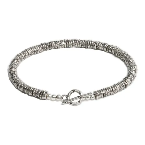 RONIN MADE Смешанные материалы Браслеты Унисекс Серебряный