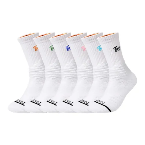 BKCXZICE Баскетбольные носки унисекс упаковка из 6 пар