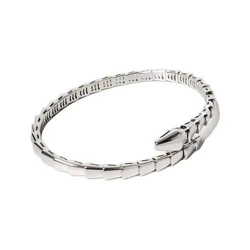 BVLGARI SERPENTI VIPER 18К Белое золото Браслеты Женское серебро