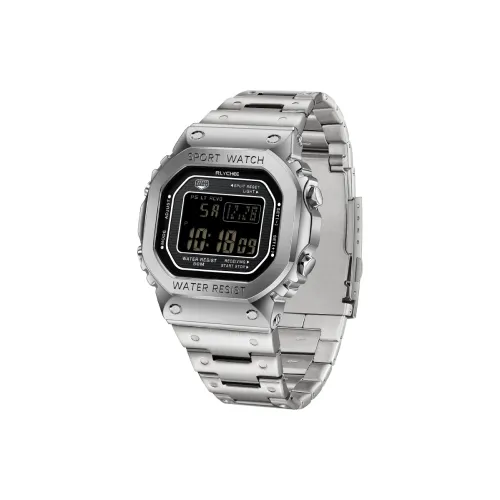 Rlychee Студенты Многофункциональный Ночной свет Водонепроницаемый Мужские Часы Электронный Механизм