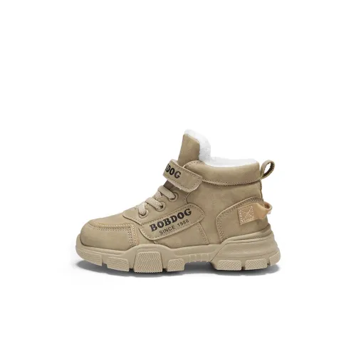 BOBDOG Slip-resistant Anti KICK Abrasion-resistant Thermal High Top Детские ботинки для малышей