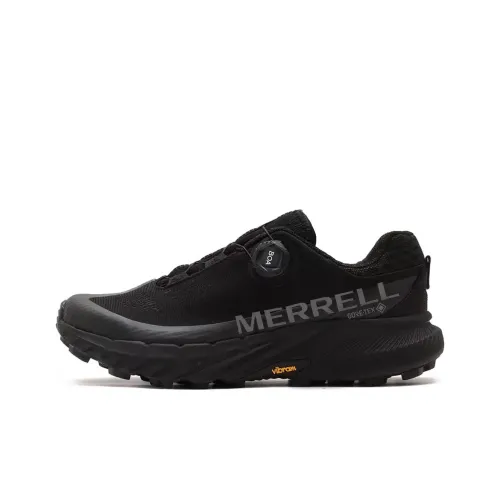 MERRELL Agility Peak 5 Противоскользящий Устойчивый к истиранию Низкий Топ Повседневная обувь Мужская Черная