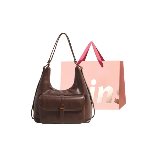 WHEELY BABY+ ПУ (полиуретан) Рюкзак Сумка через плечо Стандартная Женская Кофейная Черная Коричневая