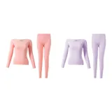 Женский комплект из 2 предметов (розовый + фиолетовый)