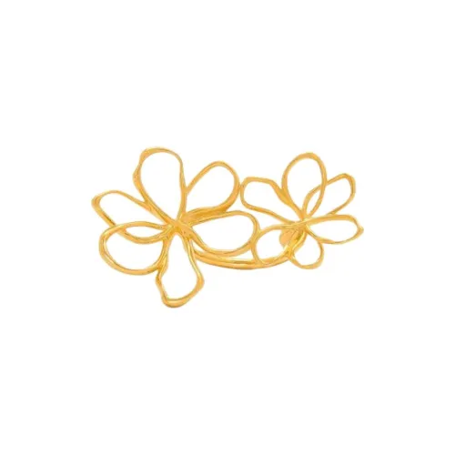 Оскар де ла Рента Латунные Кольца Женские Золотые