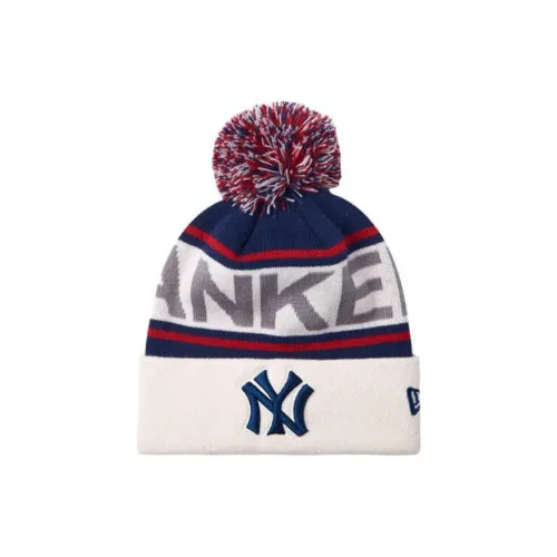 New Era Акриловые шапки-бини унисекс белые