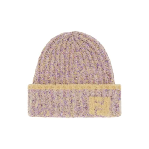 FENDI Alpaca Beanies Унисекс Розовый Фиолетовый