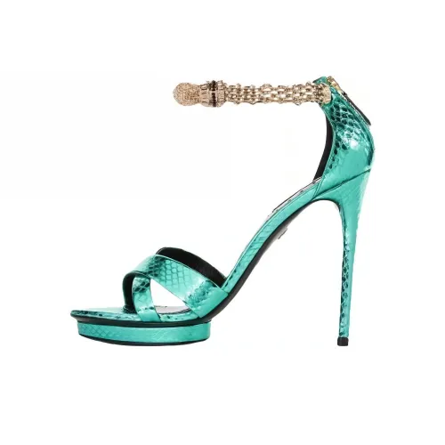 Roberto Cavalli One Ремень Сандалии Женские Зеленые