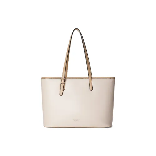 MEXICAN ПУ (полиуретан) Сумка-тоут Сумка для покупок Сумка через плечо Большая Женская Экрю и Абрикос Экрю и Белый и Кофейный