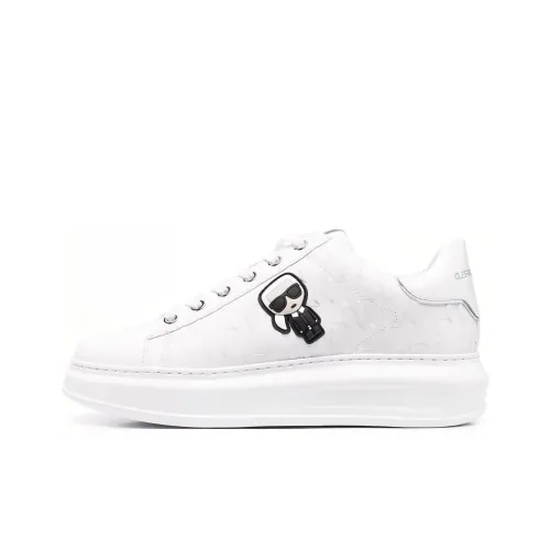 KARL LAGERFELD / Karl Lagerfeld Jeans Скейтборд Кроссовки Низкие Белые Женские