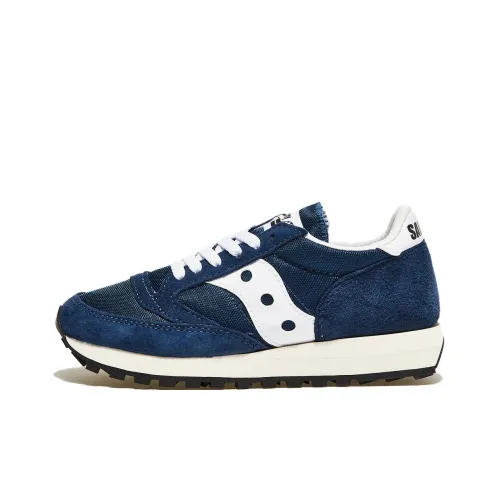 Saucony Jazz 81 Slip-resistant Abrasion-resistant Low Top Casual Running Shoes Unisex Blue Сaucony Jazz 81 Противоскользящий Устойчивый к истиранию Низкий Топ Повседневные Беговые Кроссовки Унисекс Синий