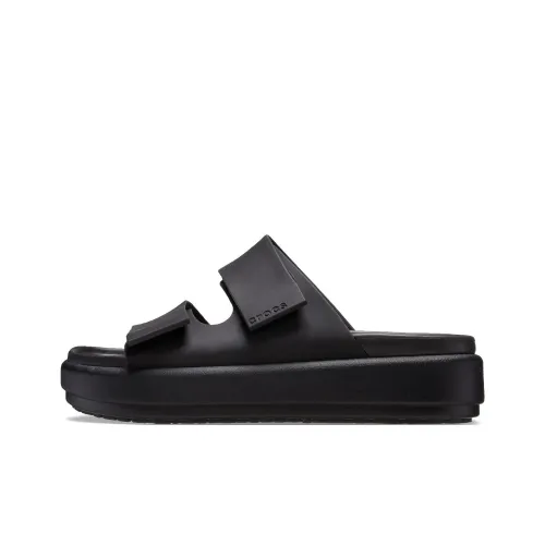 Crocs Slip-on с устойчивыми подошвами женские черные