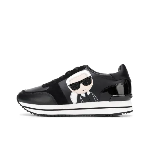 KARL LAGERFELD / Karl Lagerfeld Jeans Кэжуал Низкий Топ Черный Женский