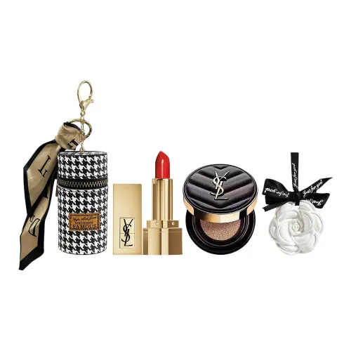 SAINT LAURENT Бренд Новый Губная помада в узоре "гусиная лапка" подарочная коробка матовый финиш длинное удержание цвет лица 1966 B20 NM выбранный комплект