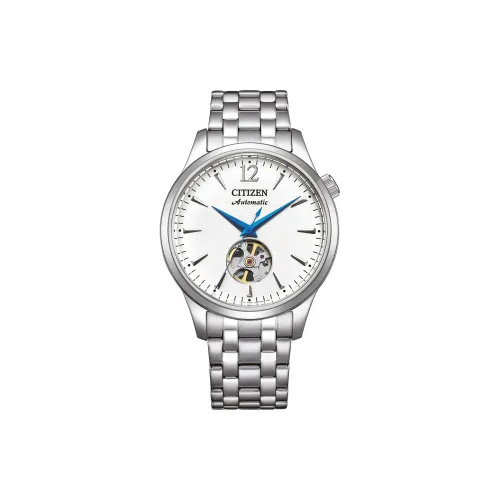 CITIZEN Автоматический Механический Механизм Нержавеющая Сталь Ремешок Часы 40 мм Мужские Часы Белый Циферблат