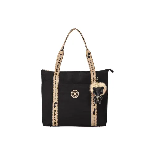 DANNYBEAR Ткань Тоут Сумка Сумка через плечо Обычная Унисекс Черная