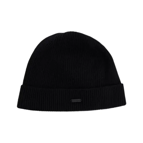 HUGO BOSS Кашемир Шапки-бини Мужской Черный