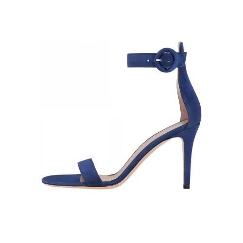 GIANVITO ROSSI One Ремешок Сандалии 8,5 см Женские Синие