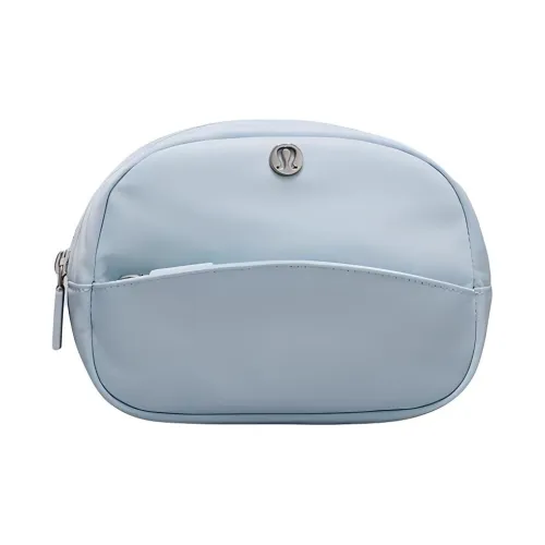 lululemon Переработанный полиэстер с нейлоном Makeup Bag Мешок для хранения Женские Синий Пудра
