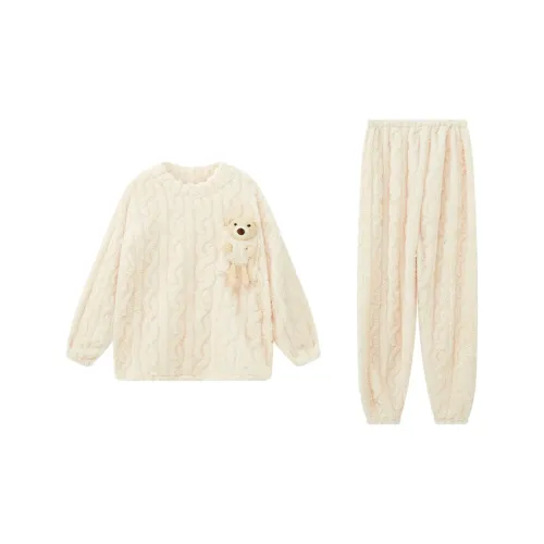 Сон Студенты Спальня Дом Верхняя одежда Готовая Комплект пижам Женские