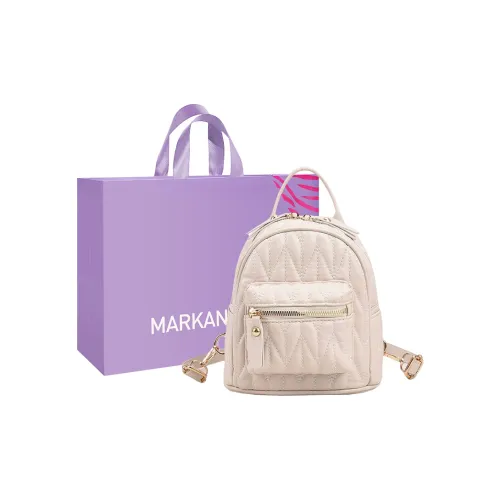 MARKANGARO ПУ (полиуретан) Рюкзак Стандартный Женский Белый Черный