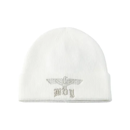 Boy London Полиамид Акрил Полиэстер Композитное Полиамидное Волокно Шапки-бини Унисекс Экрю