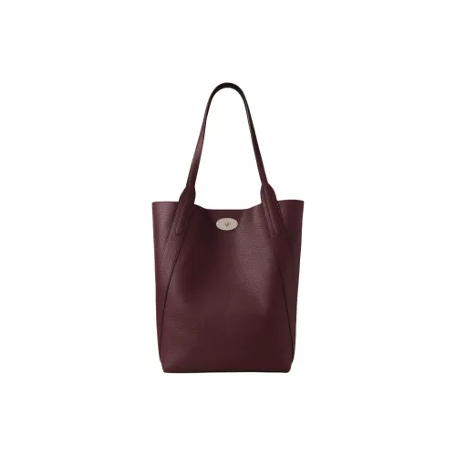 Mulberry Bayswater GRAIN LEATHER Тоут Сумка Сумка для покупок Сумка на плечо Сумка Женская Темно-красная