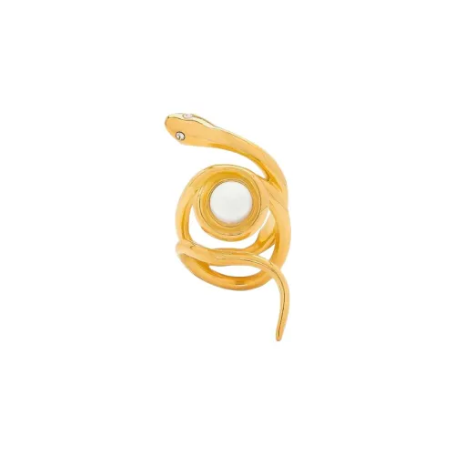 Оскар де ла Рента Латунь Пластик Кольца Женские Золото