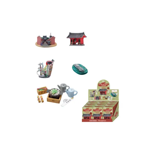 GIFTED MINDS x Kenelephant Свет Трава Temple Миниатюрный Дом Слепые Коробки Один Blind Коробка Целая Коробка 9 шт