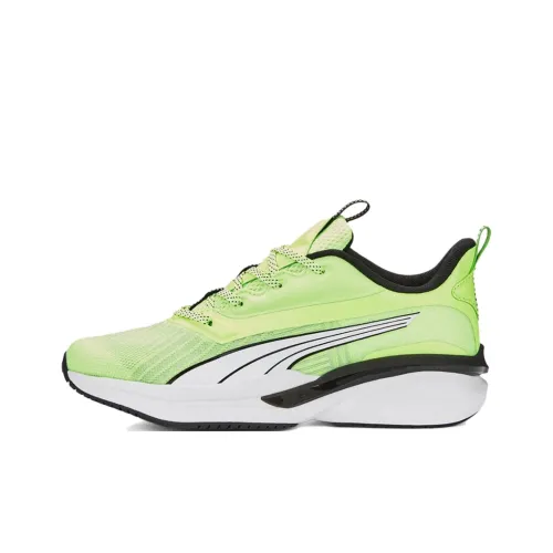 PUMA Hyperdrive ProFoam SPEED противоскользящие устойчивые к истиранию низкий топ беговые кроссовки унисекс зеленый белый