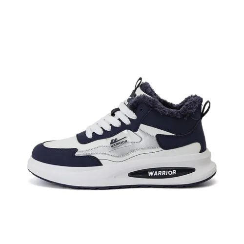 Warrior Теплоизоляционное покрытие увеличивающее высоту устойчивое к истиранию противоскользящее низкий топ повседневная обувь для мужчин белый темно-синий