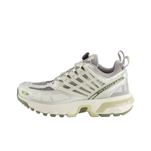 SALOMON x MM6 Maison Margiela 2024 Осенне-зимняя коллекция Низкий топ Повседневный Женский Серебряный