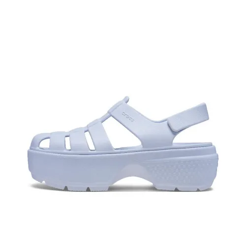 Crocs Снег House Римские Сандалии 5 см Женские Синие