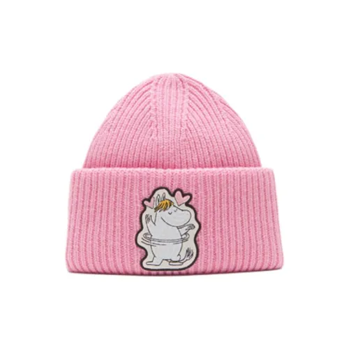 Acne Studios Смесовая шерсть Шерсть Трикотажная ткань Шапки-бини Унисекс Розовый Серый
