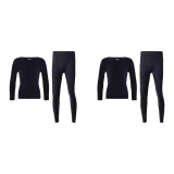 Мужской комплект из 2 предметов (черный)