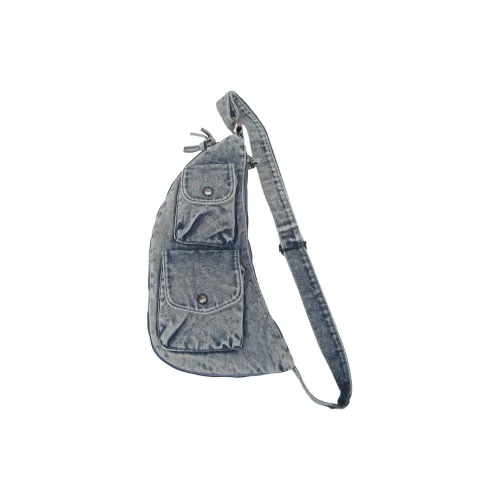 DALO Деним Сумка через плечо Унисекс Синий Черный Хаки