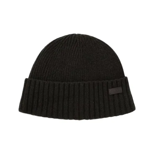 BARBOUR Смесовая шерсть Шапки-бини Мужской Зеленый