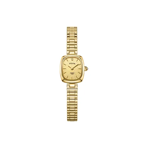 FIYTA Allure Series L865032.GGG Кварцевый механизм нержавеющая сталь ремешок женские часы золотой циферблат