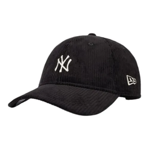 New Era Вельвет Хлопок Эластан Полиэстер Кепки Унисекс Черный