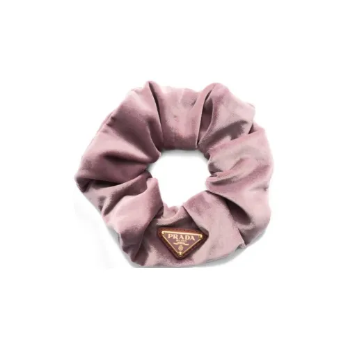 PRADA Металлические резинки для волос с спиральным дизайном женские розовые