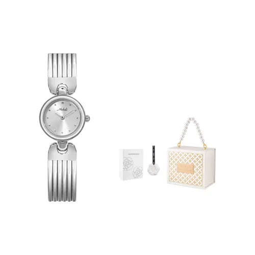 MISHALI Кварцевый механизм сплав ремешок женские часы серебристый циферблат