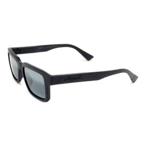 Maui Jim Ацетат Прямоугольные Солнцезащитные Очки Мужские Черные