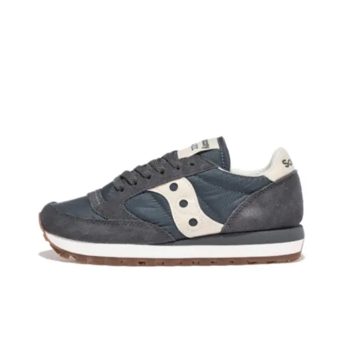 Saucony Jazz Original Slip-Resistant Abrasion-Resistant Low-Top Беговые кроссовки Унисекс Серый