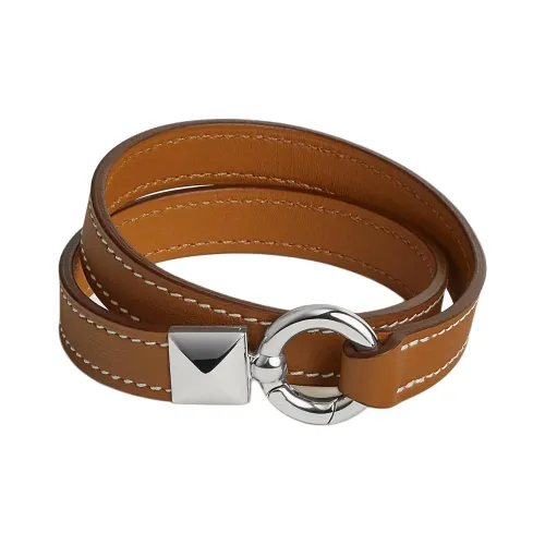 HERMES Телячья кожа Браслеты Унисекс Золото
