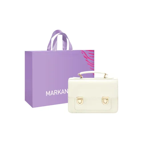 MARKANGARO ПУ (полиуретан) Рюкзак Стандартный Женский Белый Черный