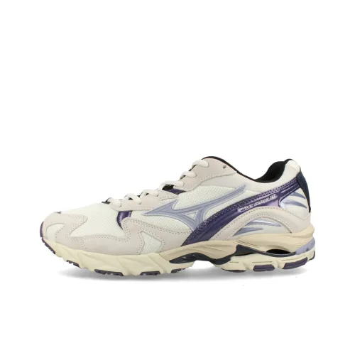 Mizuno Wave Rider 10 Противоскользящие Устойчивые к истиранию Низкий Топ Беговые кроссовки Мужские Белые